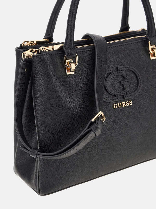 Bolso Calebra Hobo Status Satchel Negro Guess - Imagen 3