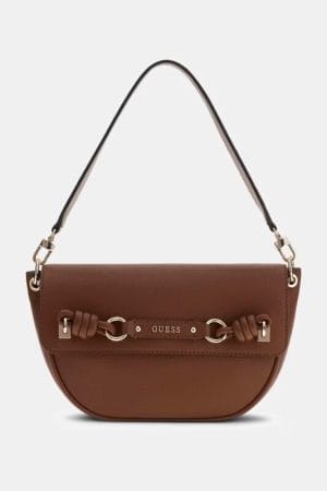 Bolso de hombro Camelia Guess Marrón