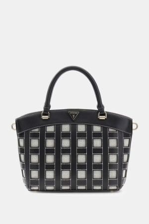 Bolso Frankie Satchel Negro Guess