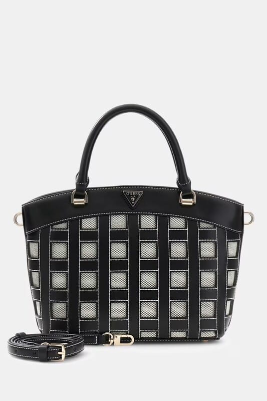 Bolso Frankie Satchel Negro Guess - Imagen 2
