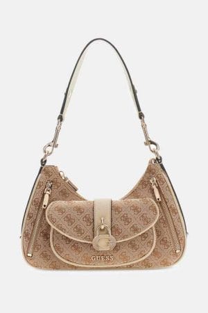 Bolso al hombro Jessa Beige multi