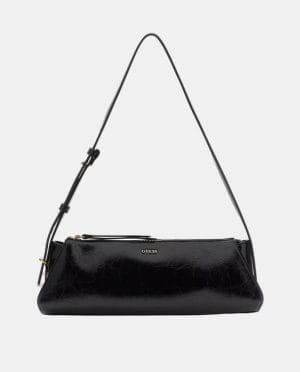 Bolso de hombro Xena negro cremallera Guess