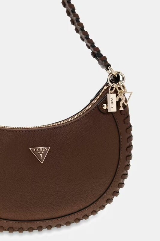 Bolso Hobo Petra Marrón Guess - Imagen 2