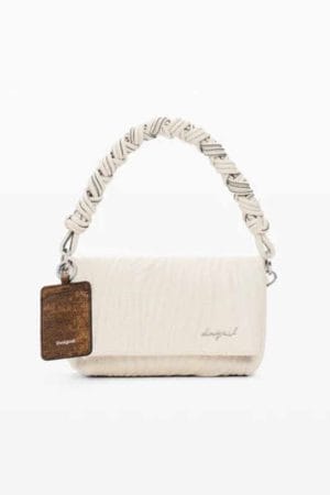 Bolso desigual grabados crudo