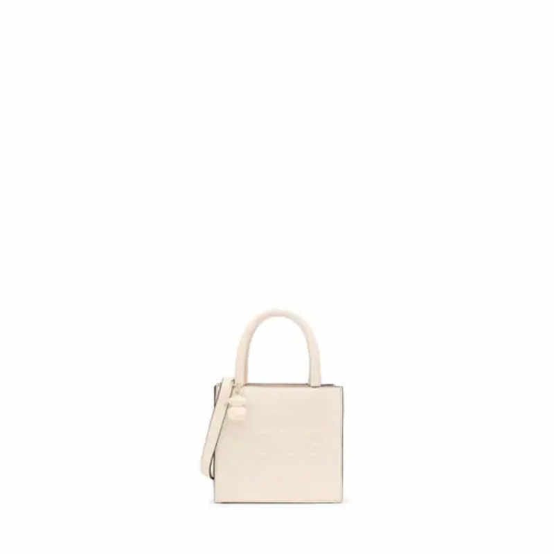 Bolso Mini Cube Tous Brenda Beige - Imagen 5