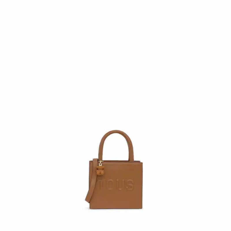 Bolso Mini Cube Tous Brenda Camel
