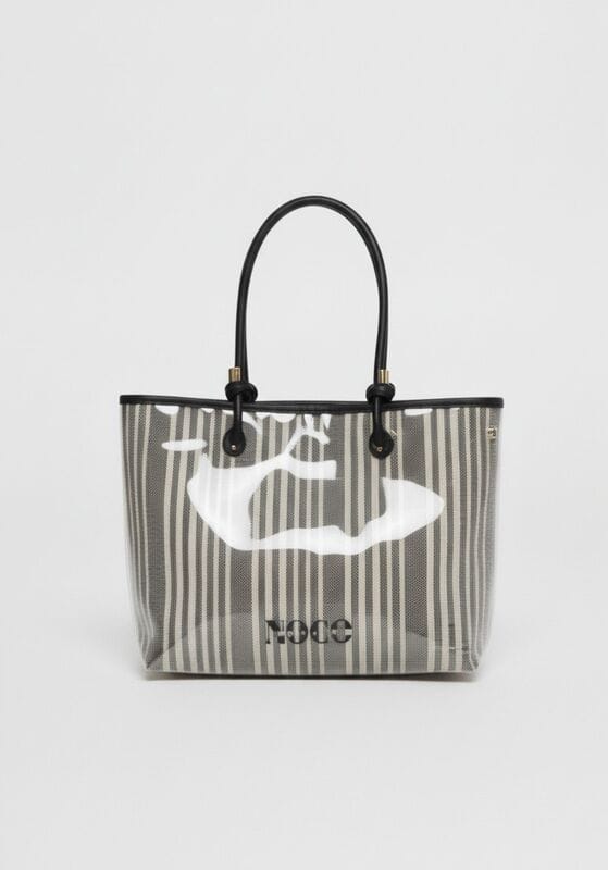 Bolso shopper lona-vinilo Noco negro