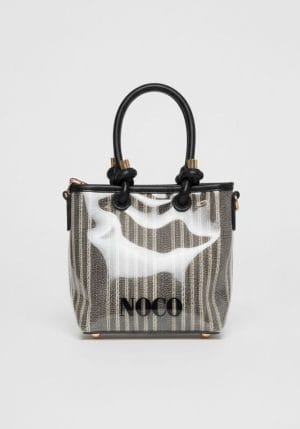 Bolso mini lona-vinilo Noco negro