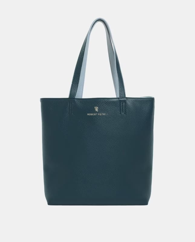 Shopper grano reversible con neceser Azul Robert Pietri