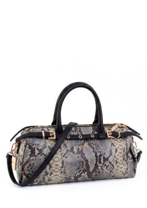 Bolso Baguette Serpiente NOCO Negro