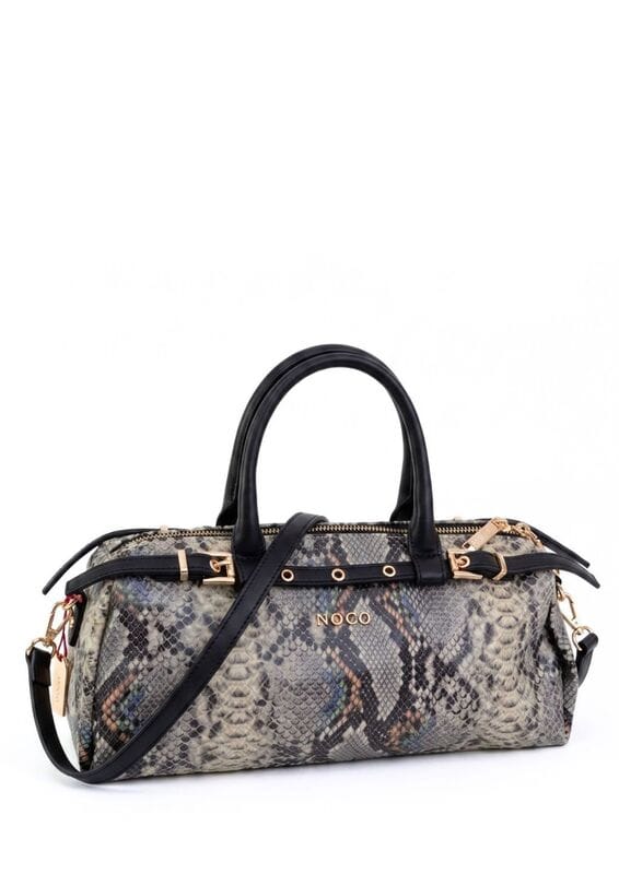 Bolso Baguette Serpiente NOCO Negro