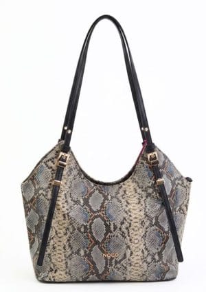 Bolso Tote Serpiente Noco Negro