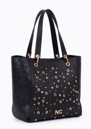 Bolso tote cristales NC NOCO Negro