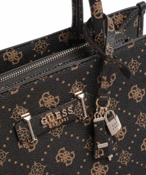 Bolso Tote Guess Silia con logotipo 4G Peony - Imagen 3