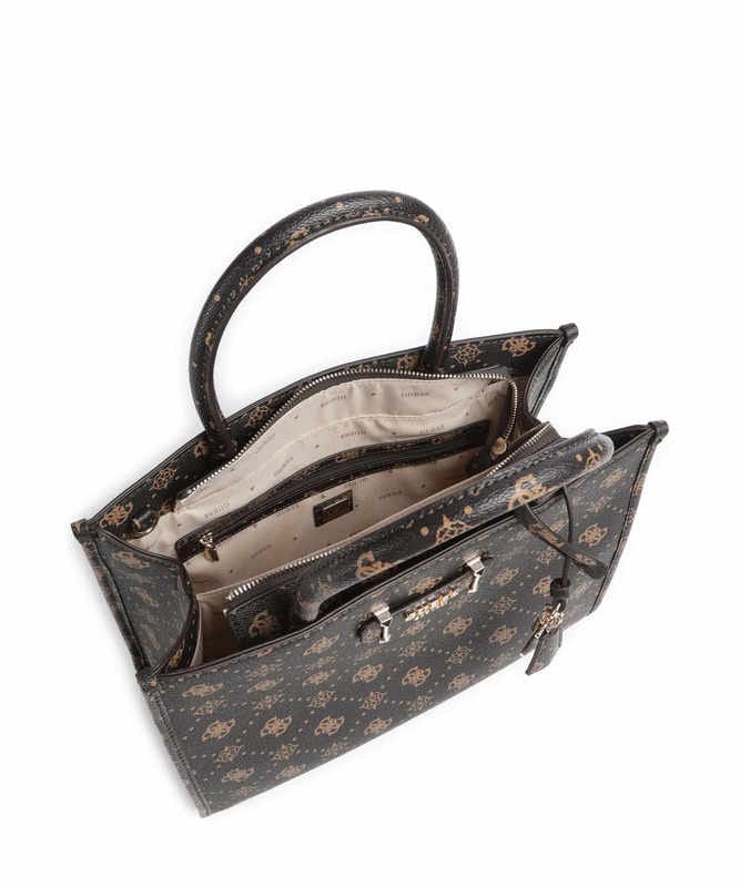 Bolso Tote Guess Silia con logotipo 4G Peony - Imagen 2
