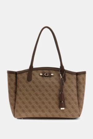 Bolso Tote Lindsey Marrón Guess