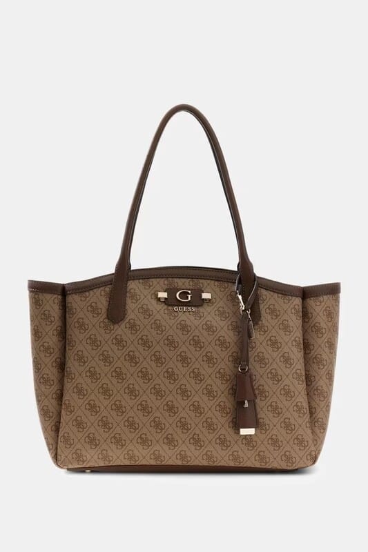 Bolso Tote Lindsey Marrón Guess