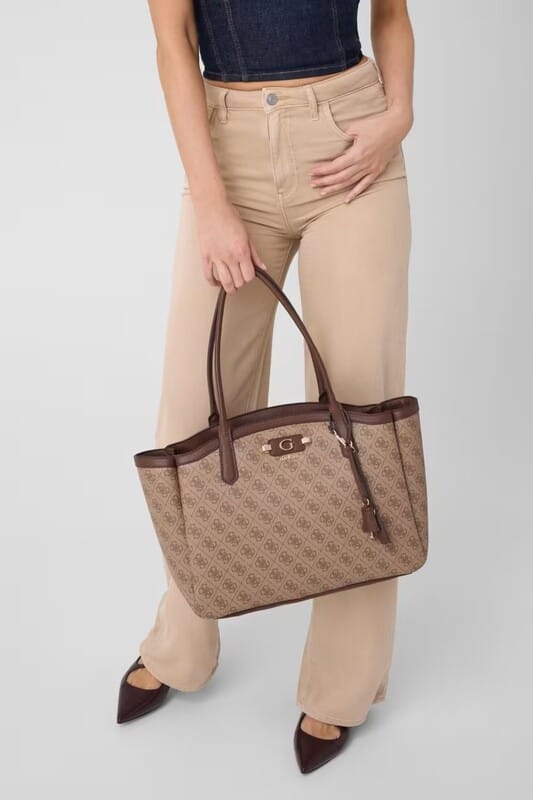 Bolso Tote Lindsey Marrón Guess - Imagen 3