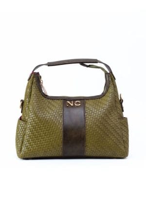 Bolso Góndola Trenzado NOCO Verde