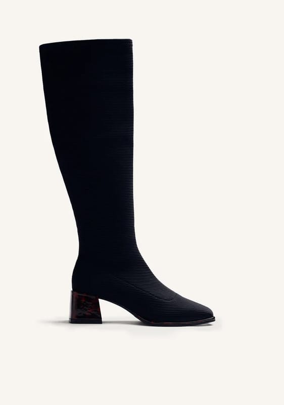 BOTAS ALTAS NEGRO ELÁSTICAS GIOSEPPO - Imagen 2