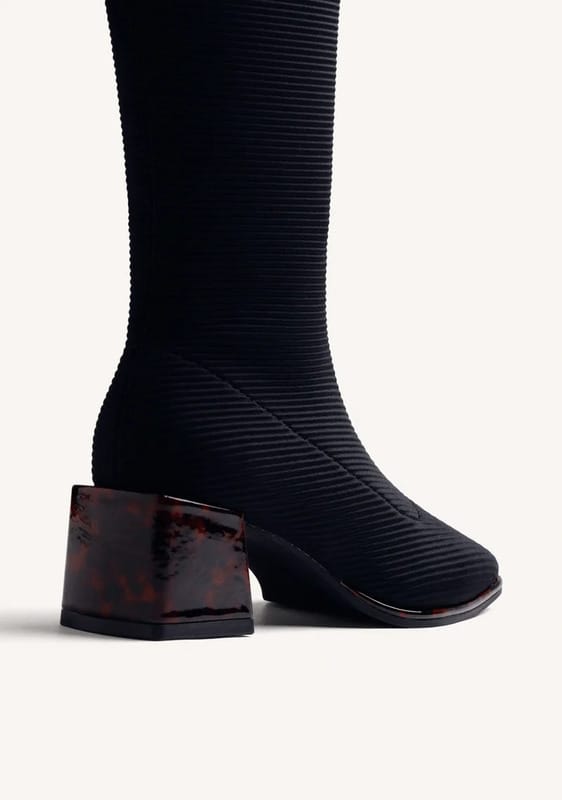 BOTAS ALTAS NEGRO ELÁSTICAS GIOSEPPO - Imagen 3
