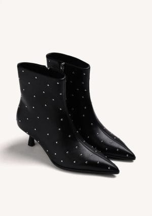 BOTINES NEGRO TACHAS KITTEN GIOSEPPO
