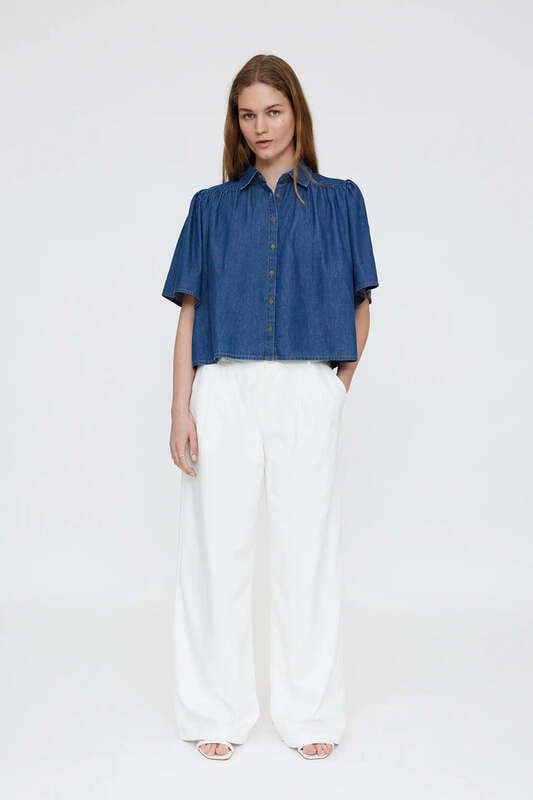 Camisa 100% algodón chambray Wild Pony - Imagen 5