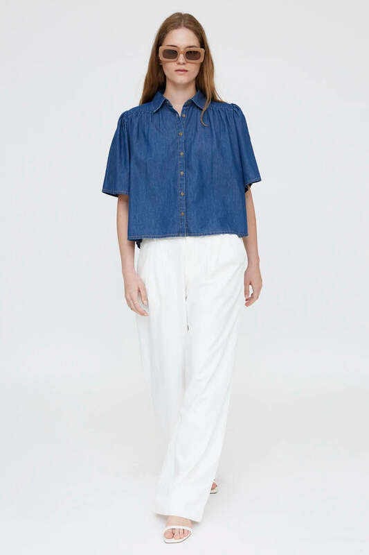 Camisa 100% algodón chambray Wild Pony - Imagen 4