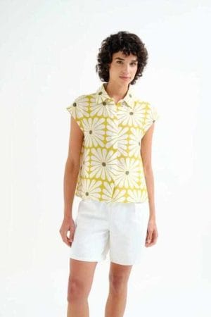 Camisa Olive Flower Compañia Fantástica