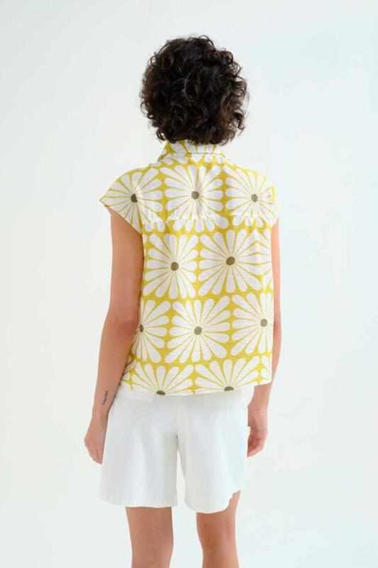 Camisa Olive Flower Compañia Fantástica - Imagen 5