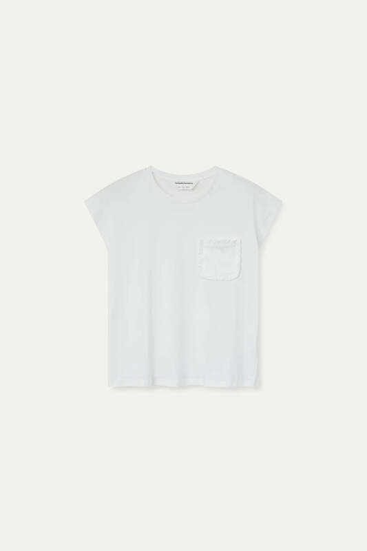 Camiseta básica 100% algodón blanco Compañia Fantástica - Imagen 5