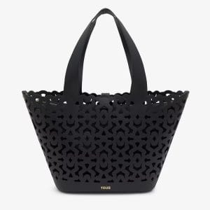 Capazo grande negro TOUS Bear Shock
