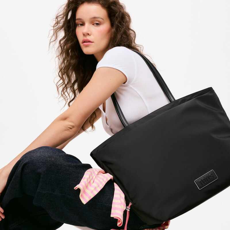 Capazo grande negro TOUS Wonder Pulls Tous - Imagen 4