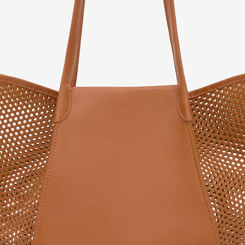 Capazo mediano camel TOUS Tulip Cutout - Imagen 7