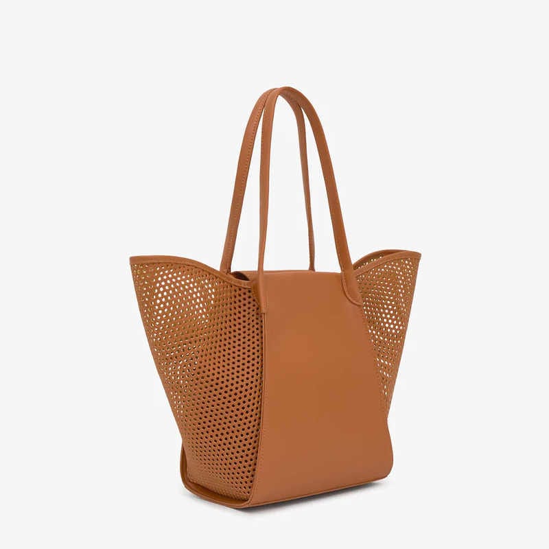 Capazo mediano camel TOUS Tulip Cutout - Imagen 6