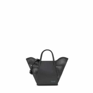 Capazo pequeño negro TOUS Tulip Cutout