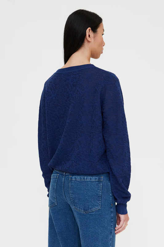 Cárdigan con encaje navy blue Wild Pony - Imagen 5