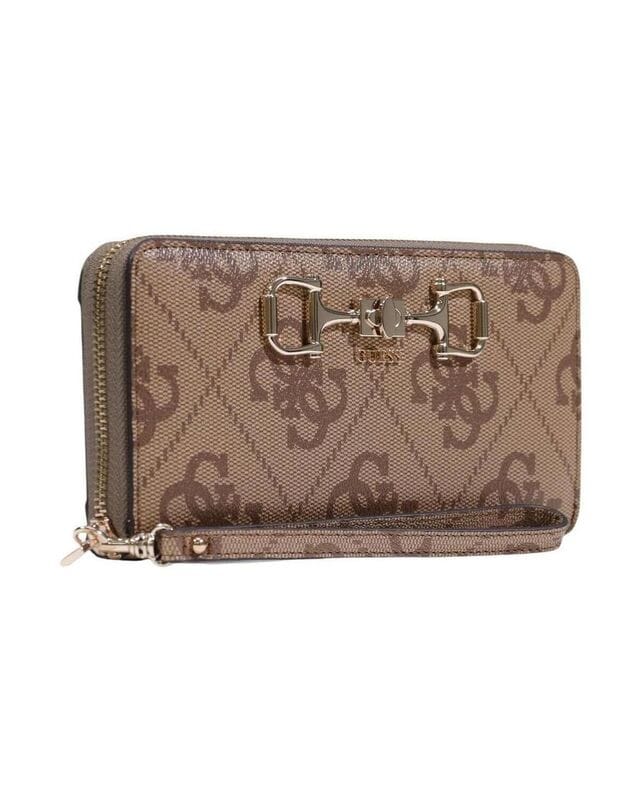 Cartera Janie logo guess beige-multi - Imagen 4