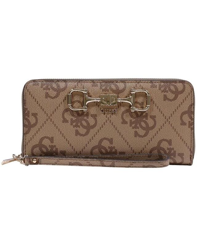 Cartera Janie logo guess beige-multi