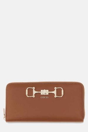 Cartera Janie grande  Guess Marrón