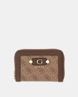 Cartera Lindsey Guess Marrón Logo