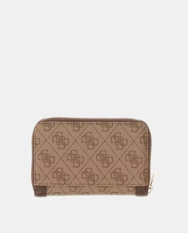 Cartera Lindsey Guess Marrón Logo - Imagen 2