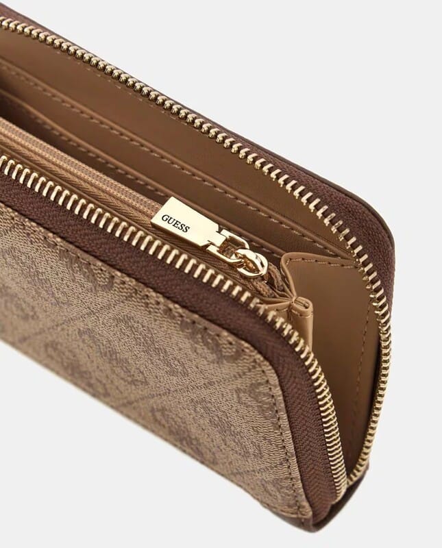 Cartera Lindsey Guess Marrón Logo - Imagen 3