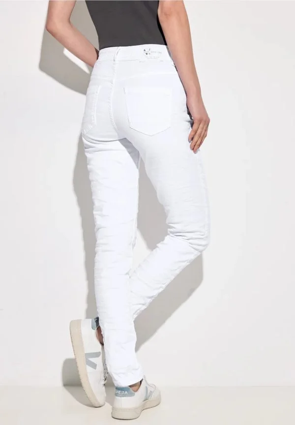 Pantalón Cecil Para Mujer - Corte Holgado, Cintura Alta Elástica, Mezcla De Lino, Ideal Verano