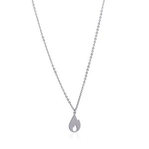 Collar Anartxy Llama Plateado