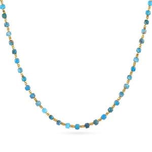 Collar extensible Spirit con piedras facetadas Turquesa Anartxy