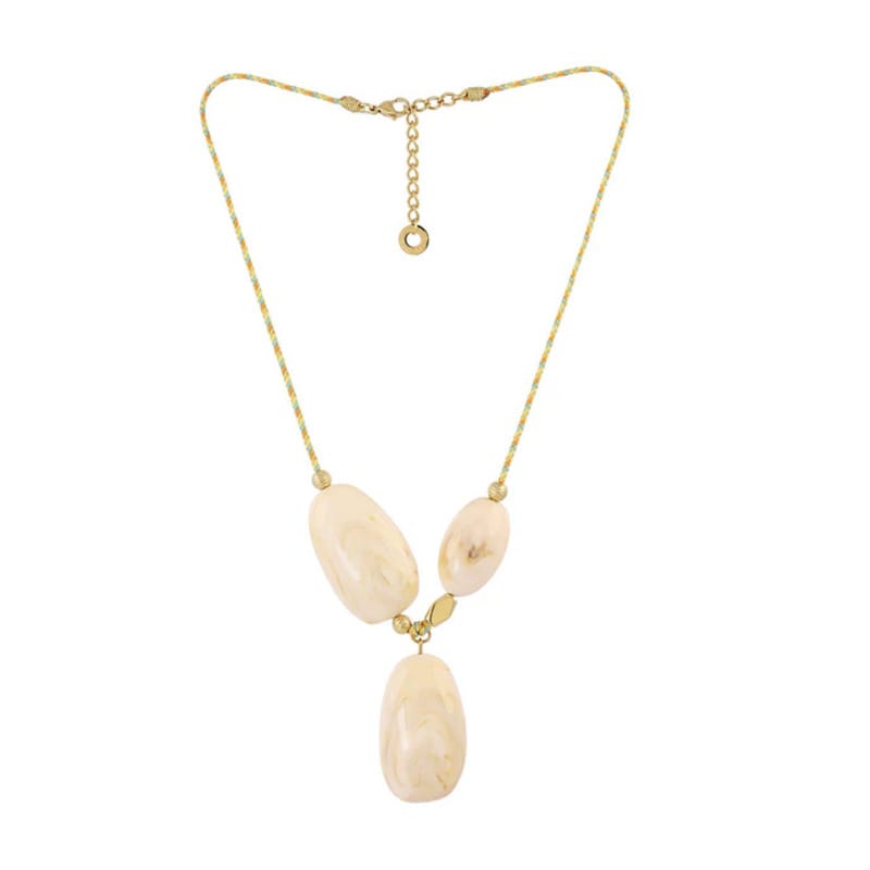 Collar Marbles Minyx Anartxy Beige