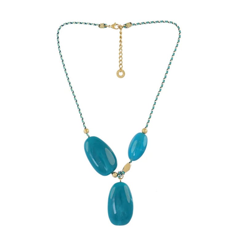 Collar Marbles Noyra Anartxy Turquesa