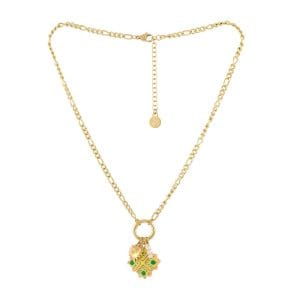 Collar Trencadis cadena verde lima Anartxy