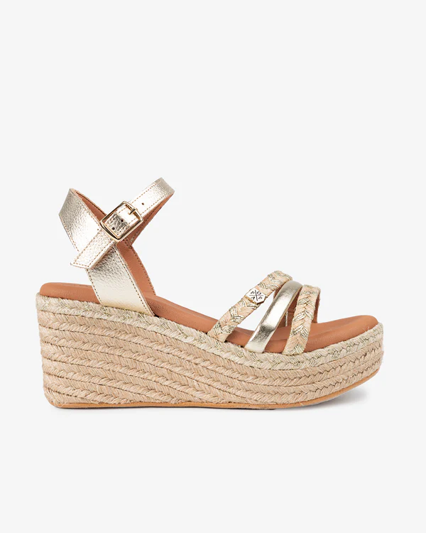 Sandalias De Mujer De Cuña Baja Con Yute · Popa · El Corte Inglés